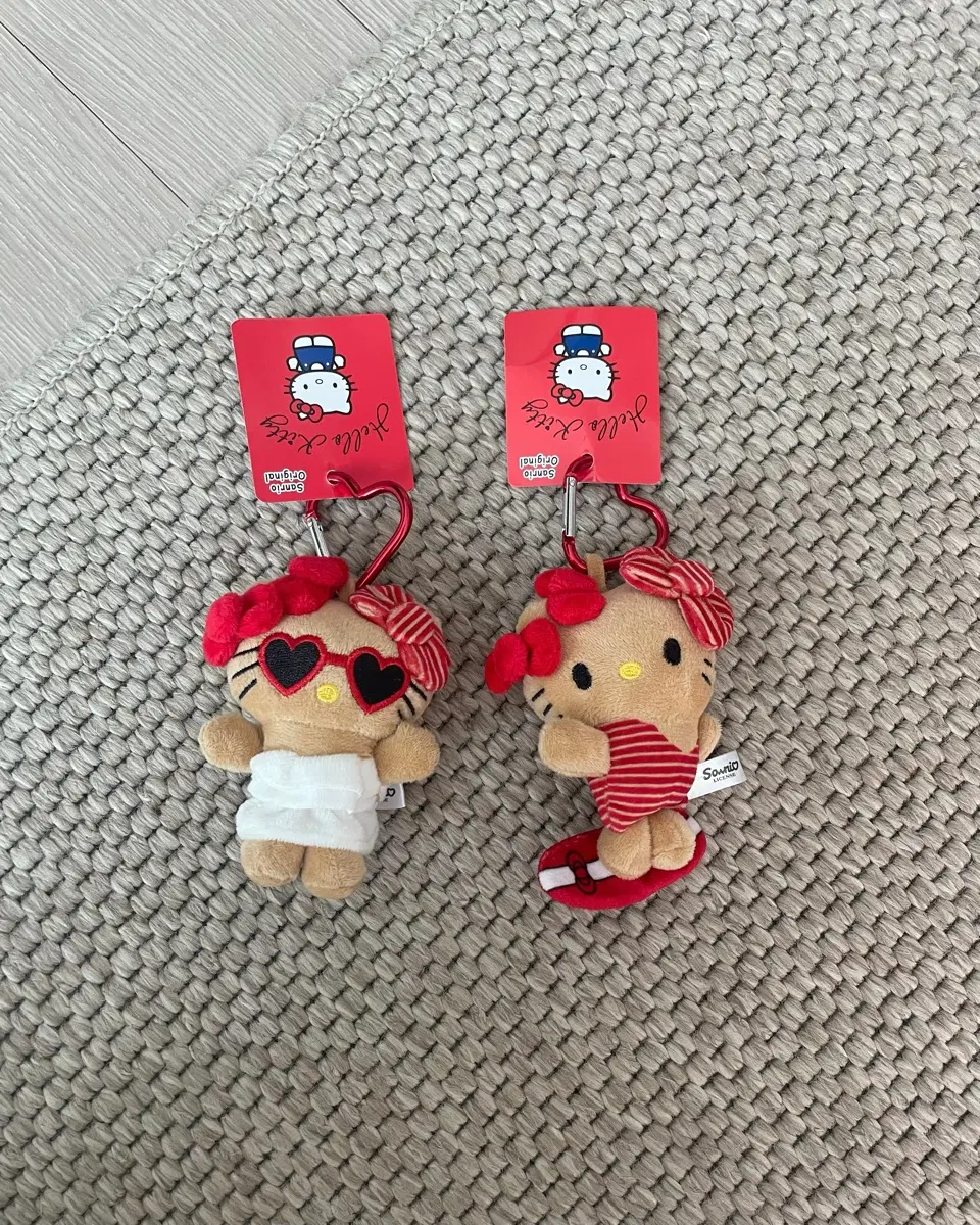 [새상품] 헬로키티 서핑 선글라스 태닝키티 인형 키링