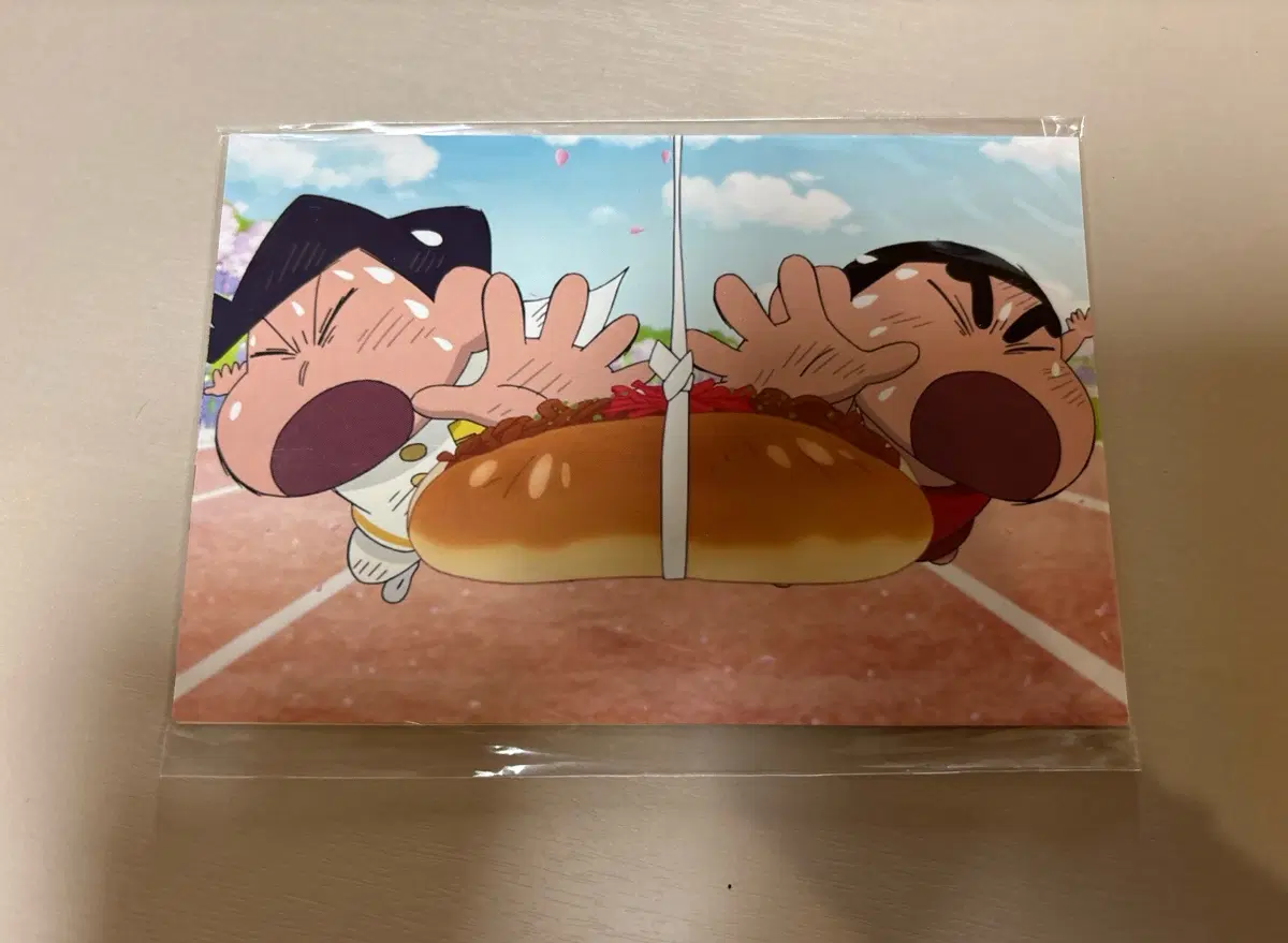 짱구는 못말려 천하떡잎학교 야끼소바빵 철수 엽서