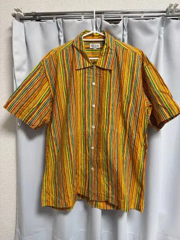 Paul Smith 멀티 스트라이프 반팔 셔츠 L 사이즈 컨디션 최상