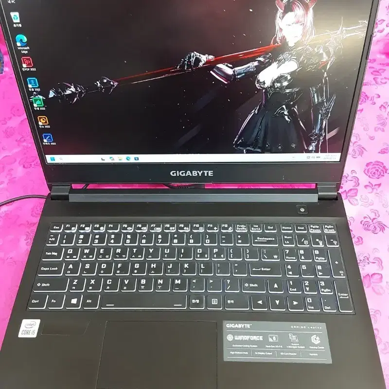 게이밍노트북 RTX3060 144Hz 16G 배그롤 기가바이트G5