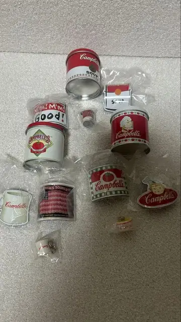 2002년 Campbell's 캠벨 수프 미니어처 마그넷 세트