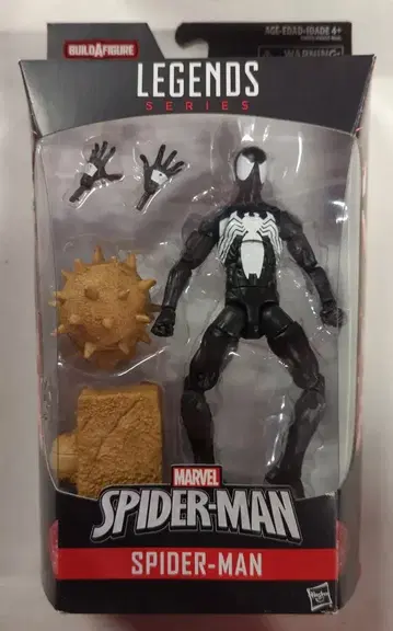 HASBRO 마블 샌드맨 스파이더맨 스파이더맨 (블랙 코스튬) 6인치