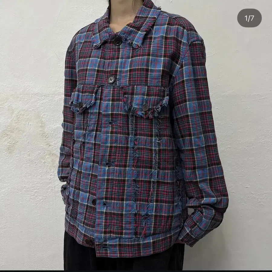 리바이스 빈티지 체크자켓