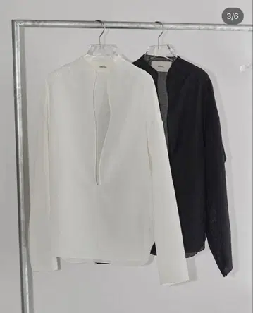 [새상품급] TODAYFUL Slub Slit Shirts 화이트
