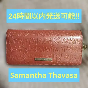 Samantha Thavasa 장지갑 핑크 오렌지
