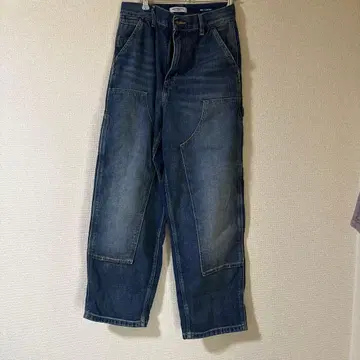 W' Brandon 더블니 패널 청바지