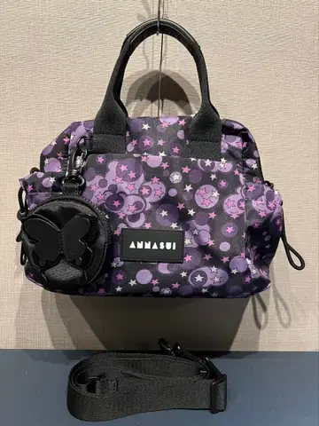 ANNA SUI 2way 숄더백 퍼플 별 패턴