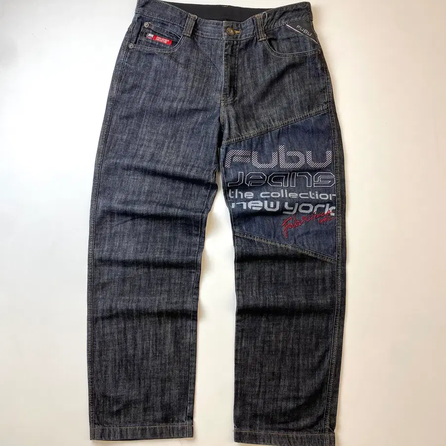 [34] 00s Fubu 후부 빈티지 레이싱 데님팬츠 루즈핏
