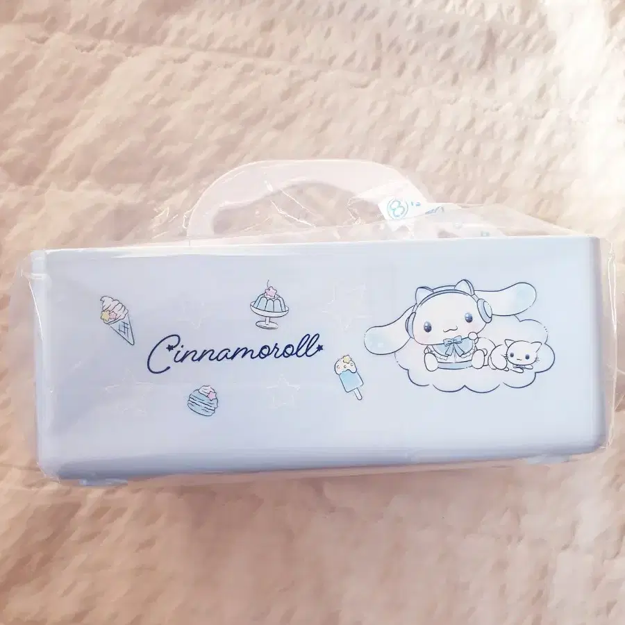 산리오 시나모롤 아타리쿠지 이치방쿠지 하늘색 바구니