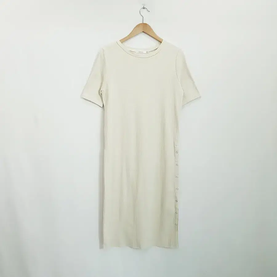 아줄바이마우지 옆트임 반팔 롱 원피스 여F R536