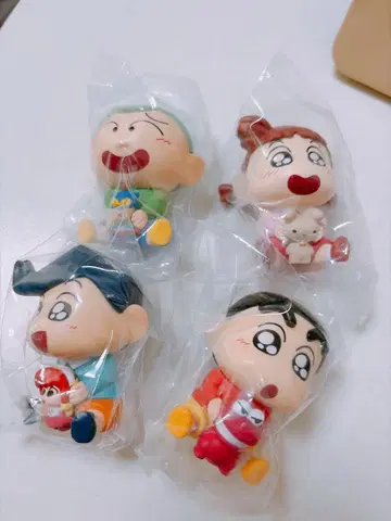 짱구는 못말려 피규어 4종 세트