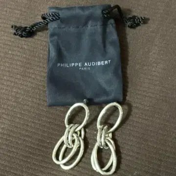 [가격 인하 중] PHILIPPE AUDIBERT 귀걸이 실버 5cm