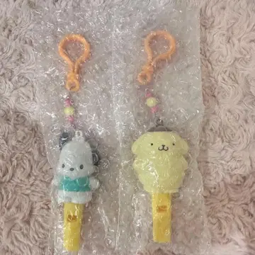 산리오 시크릿 피리 달린 참 푸딩 포차코 휘슬 피리