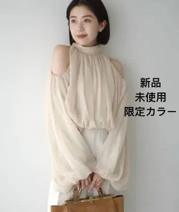 anuans 쉬폰 볼륨 블라우스 새상품