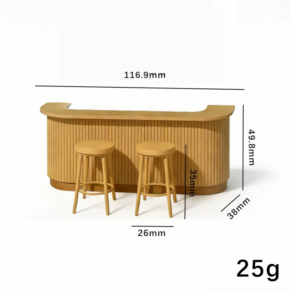 [미니어처] 1/12 술집 바 3d 프린팅 미니어처