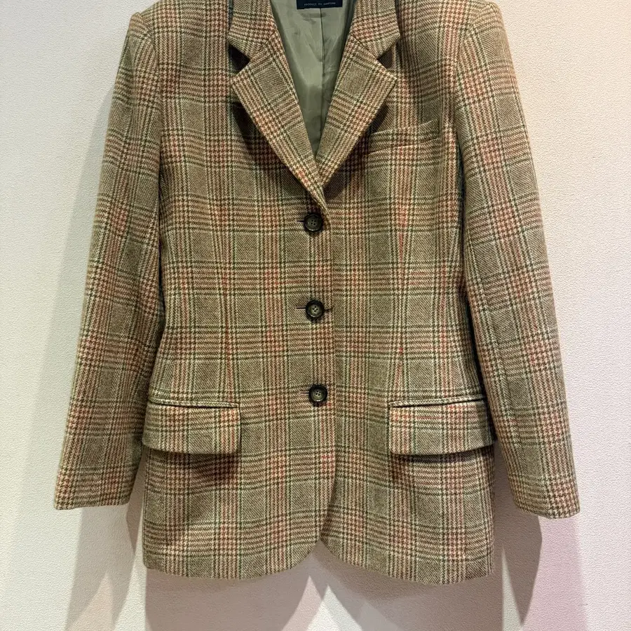MADY Vintage Check Wool-Blend Jacket