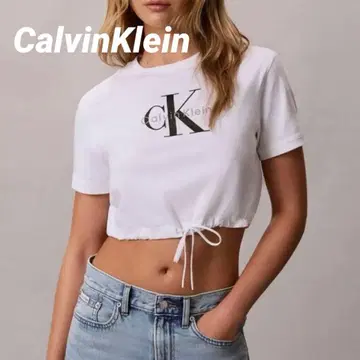 CalvinKlein 숏 슬리브 모노그램 로고 T셔츠