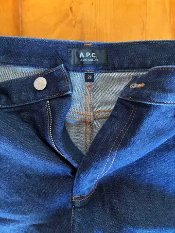 A.P.C. JEAN SAILOR 데님 청바지 28 다크 네이비 새상품급
