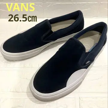 VANS 슬립온 네이비 스웨이드