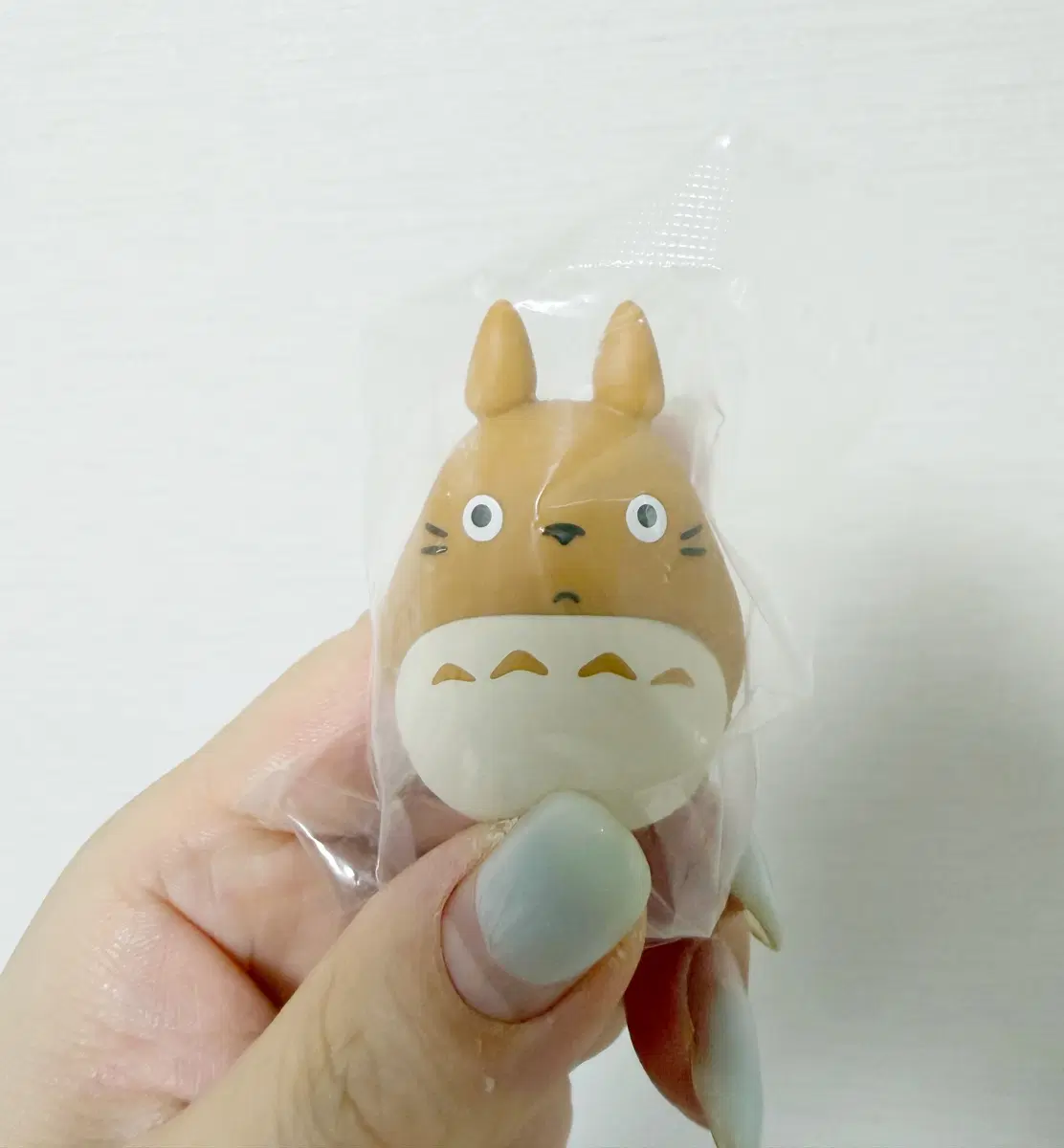 지브리 토토로 오뚝이 피규어 주황 브라운