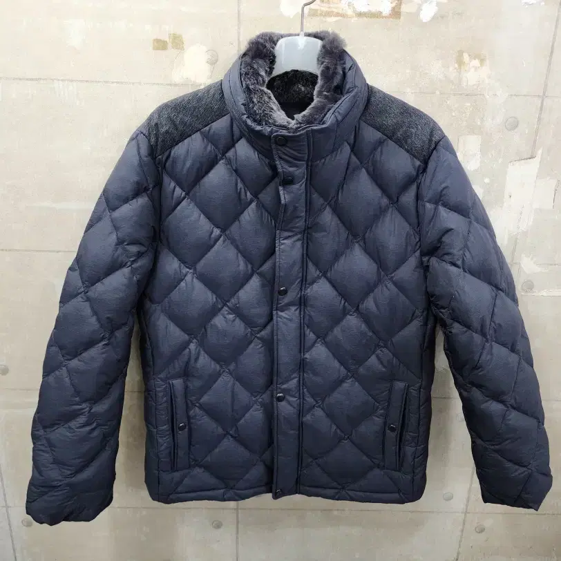 (105)올젠 정품 남성 구스다운 퀄팅 경량패딩/105size/상태우수