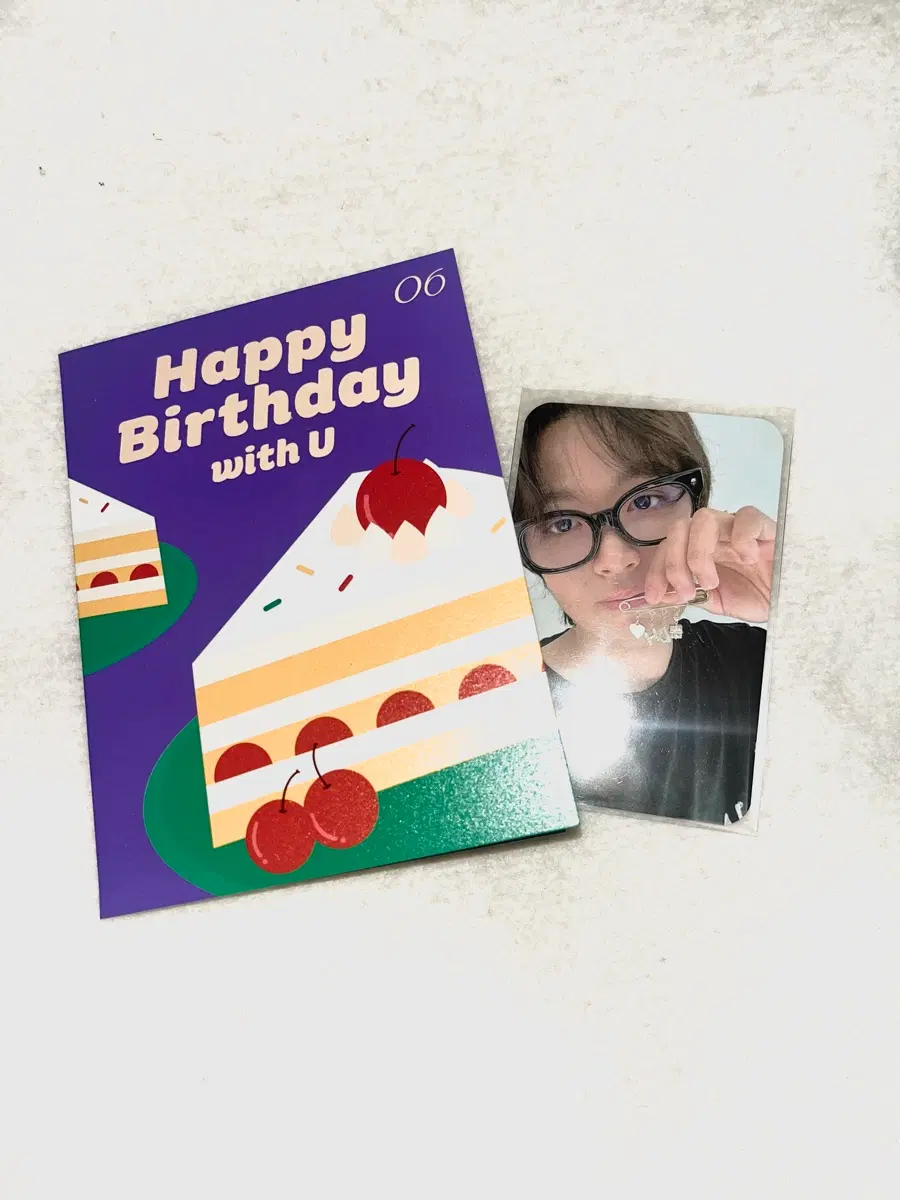 해찬 생일카드 포토카드 양도 안경해찬