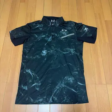OAKLEY 골프웨어 반팔 셔츠 블랙 M 사이즈