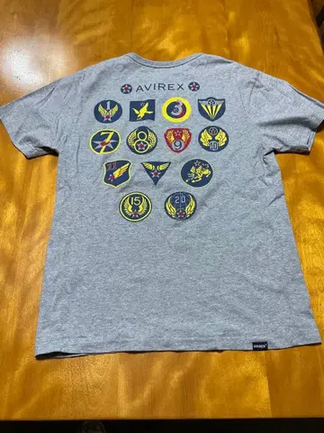 AVIREX PX 반팔 T셔츠 (L) 그레이