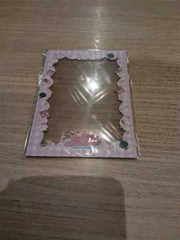 AKB48 19기 승격 기념 LIVE 사진 프레임 핑크