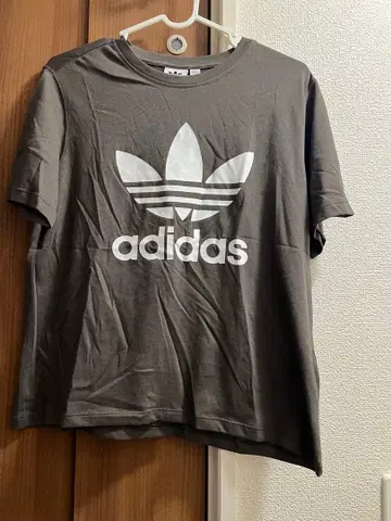 adidas 오리지널 로고 T셔츠 그레이 M