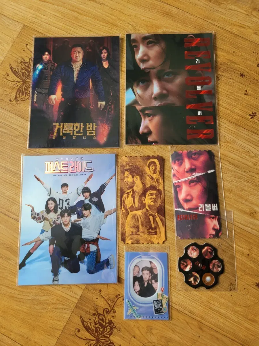 6개일괄)리볼버아트카드 리볼버오티 교섭오티 거룩한밤아트카드 오리지널티켓