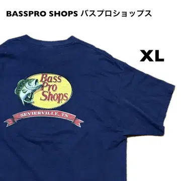 XL 사이즈! BASSPRO SHOPS 버스프로숍스 반팔 티셔츠 네이비