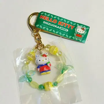 2001년 Hello Kitty 시즈오카 한정 브라운 따기 키링 레어