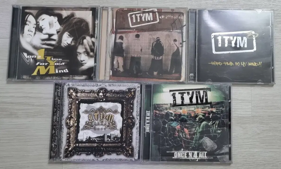 원타임 1TYM 1-5집 (개봉 CD)
