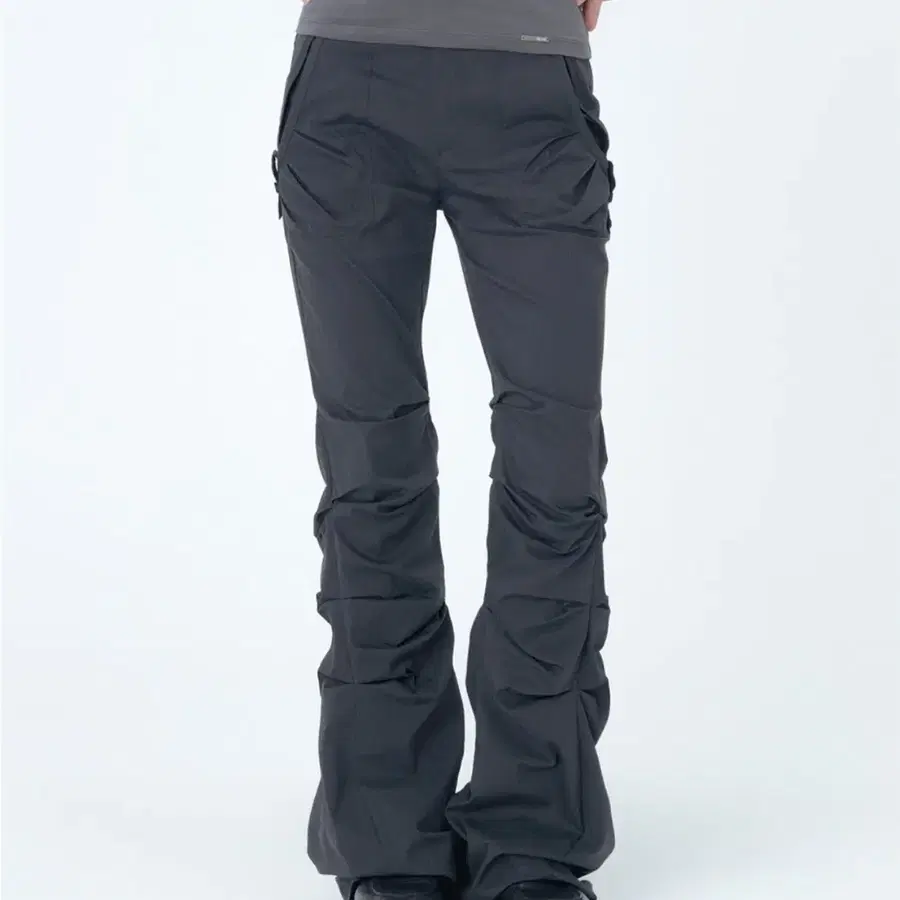 [미세키서울] Shirring pocket bootscut pants