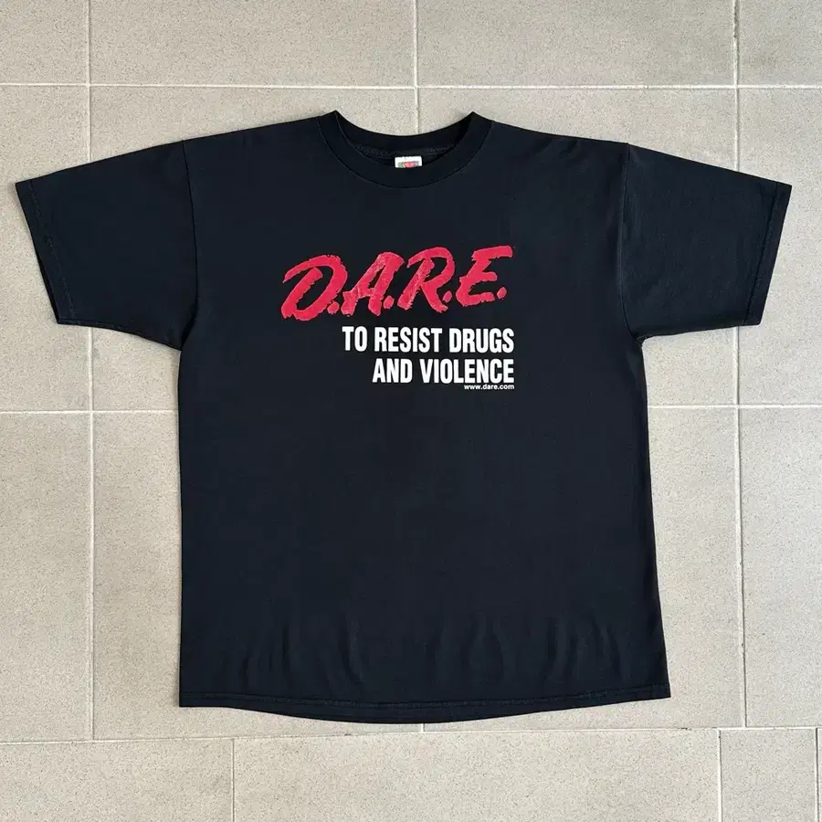 00s 빈티지 DARE 티셔츠