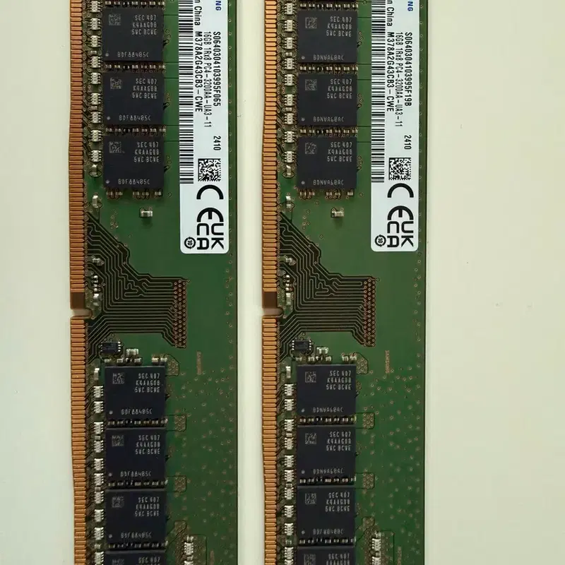 삼성 ddr4 32gb(16 x 2) 3200, 25600 램 판매