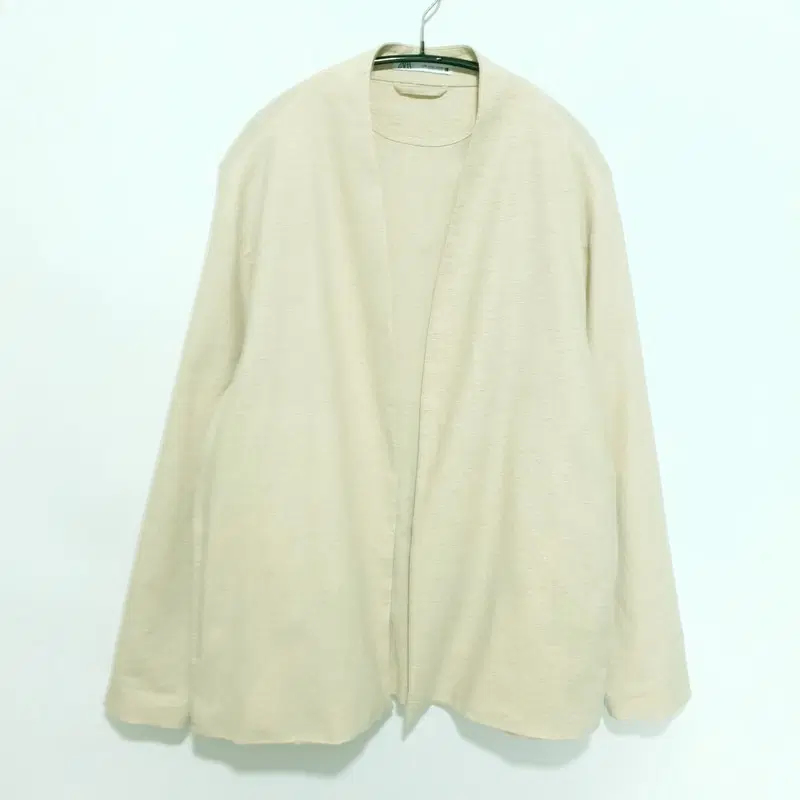 자라 노카라 린넨 오픈 블레이저 베이지 L_S1675
