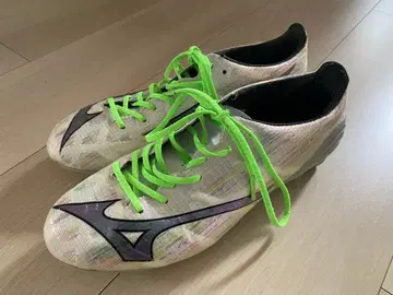 MIZUNO 축구 스파이크 화이트 그린