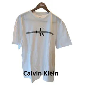 Calvin Klein Jeans 화이트 T셔츠 XL