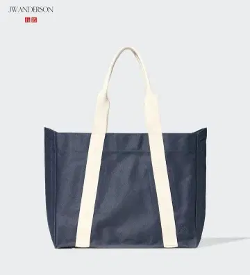 UNIQLO JW ANDERSON 토트백 캔버스 네이비