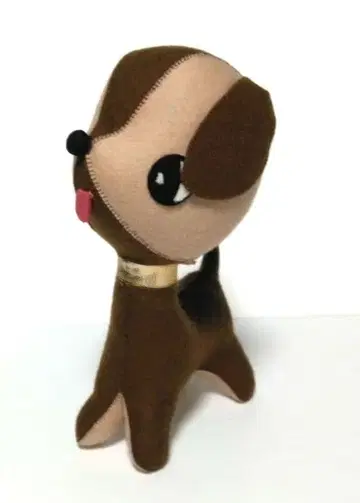 강아지 봉제 인형 쇼와 레트로 핸드메이드