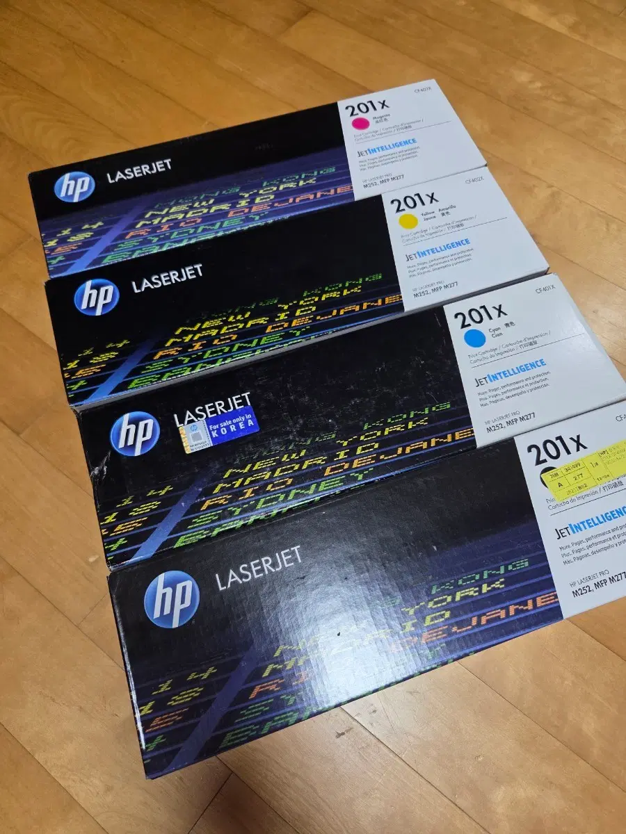 HP 레이저젯 201X 토너 4색 세트 (정품)