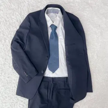 유니클로 감동 자켓 감동 팬츠 셋업 네이비 워셔블