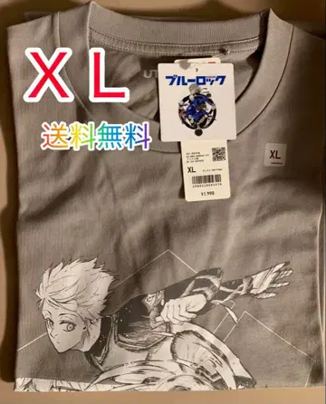 UNIQLO UT 블루 록 나기 세이시로 티셔츠 XL