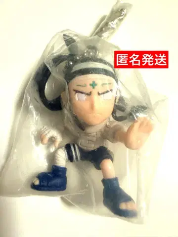 NARUTO 휴우가 네지 당시 물건 피규어 키링 이마 수건 인장 레어