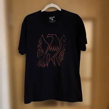 Gibson Eagle Logo T-Shirt Black Size L