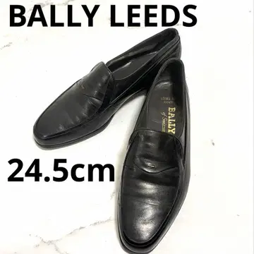 [ 새상품급 ] BALLY LEEDS 로퍼 24.5 블랙 552432 천연 가죽