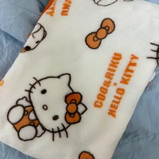 키티 담요 인형 키링