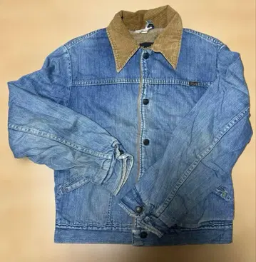 구제 의류 Wrangler 데님 자켓 USA제 코듀로이 옷깃